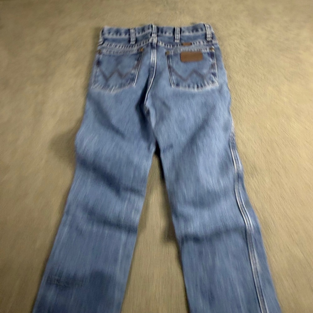 Wrangler 13MWZDS Cowboy Cut Slim Fit Straight Leg Jeans Blue Denim 28x34